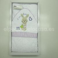 Capa ba�o animalito lila