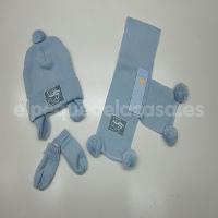 Conjunto pomp�n azul