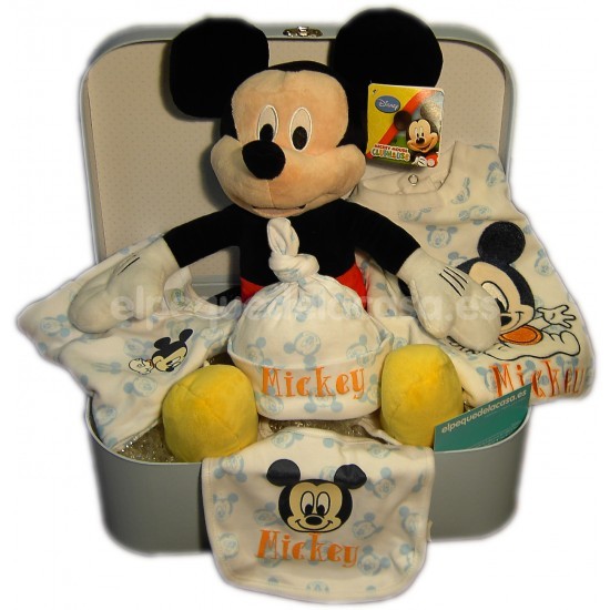 Canastilla Mickey Mouse para recin nacido