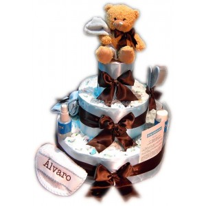 Las tartas de pañales: regalo útil y único