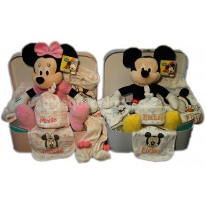 Cesta gemelar Disney Mickey y Minnie