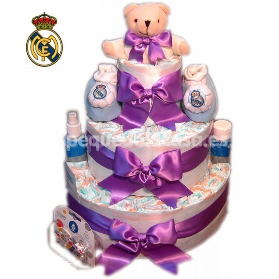 Tarta de paales Dodot Real Madrid