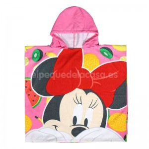 Toalla poncho Minnie Mouse Disney
