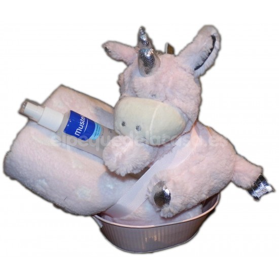 Canastilla Bebé Unicornio