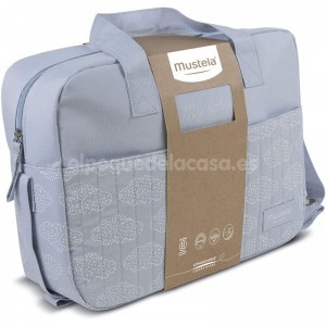 Bolso Mis Primeros Productos Mustela + babero personalizado