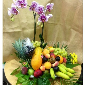 Cesta de frutas Orquidea