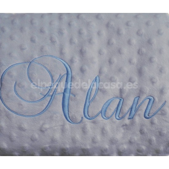 Manta Personalizada letra Clsica 110x80cm