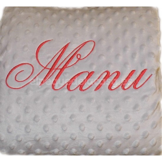 Manta Personalizada letra Clsica 110x80cm