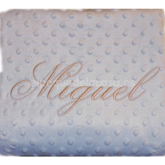 Manta Personalizada letra Clsica 110x80cm