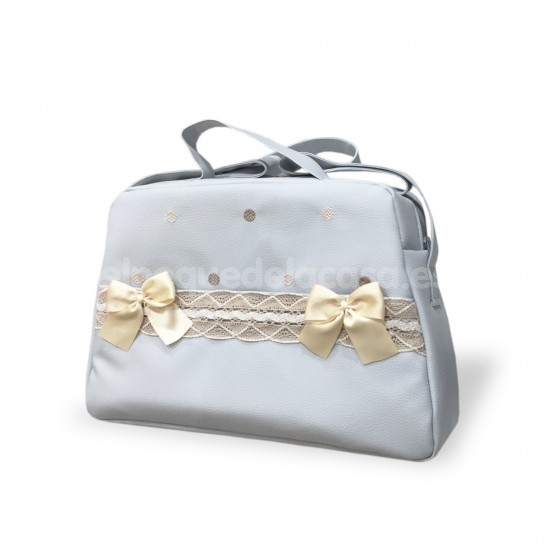 BOLSO MATERNAL POLIPIEL LAZOS