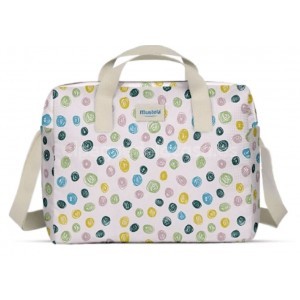 Bolso Maternal Mustela + babero personalizado