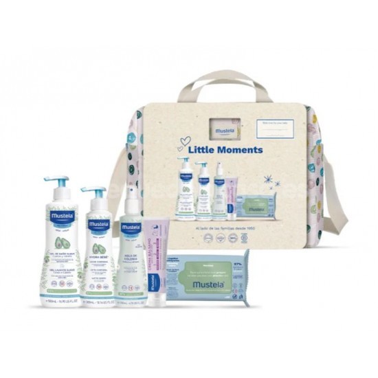 Bolso Maternal Mustela + babero personalizado