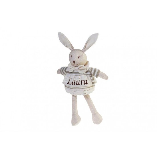 Peluche conejita Laizy nombre bordado